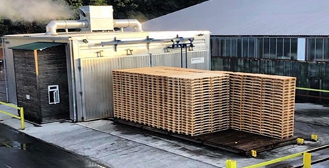 Kiln with Heat Treated Euro Pallets 1200 x 800